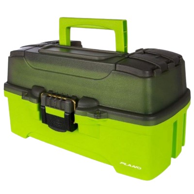 Plano Two-Tray Tackle Box - Angelkoffer Smoke Green - 36x21,5x19,5cm