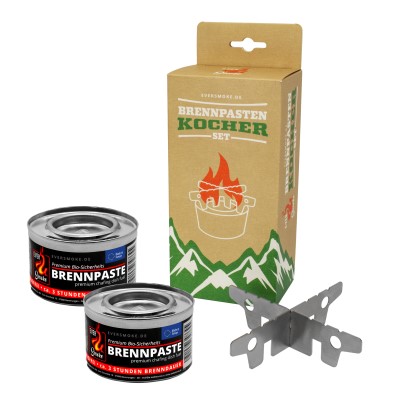 Eversmoke Notkocher für Brennpaste, Set