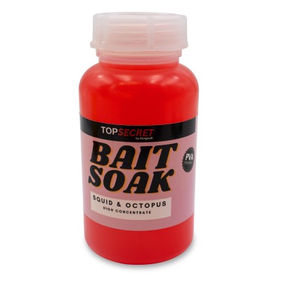 Top Secret Bait Soak, Squid & Octopus - 500ml