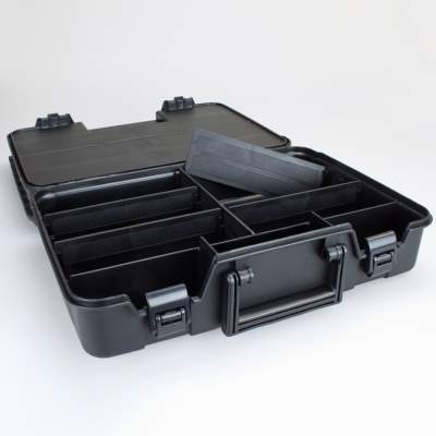 Meiho Versus VS 3070 Doppelklappbox schwarz, 38x27x12cm - schwarz - 1Stück