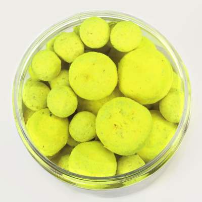 Top Secret Cannabis Edition Coco-Loco Fluo Pop-Ups Pop-Up Boilie Ananas Maracuja 10,16, 20mm gemischt gelb 100g