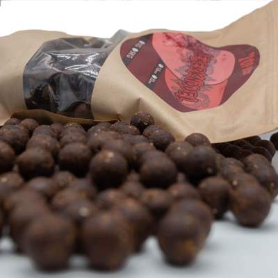 Top Secret Leberknödel Boilies 20mm - braun/rot - 1kg - Leber