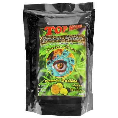 Top Secret Cannabis Edition Coco-Loco 16mm 1Kg Ananas Maracuja Boilies ummantelt - gelb