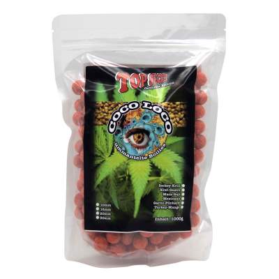 Top Secret Cannabis Edition Coco-Loco 20mm 1kg Mexicano, Boilies ummantelt - Feuerrot