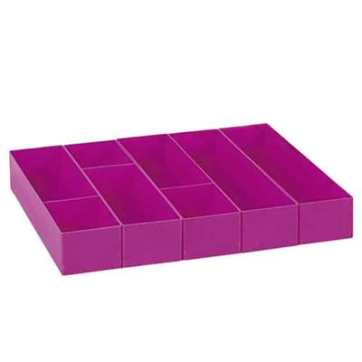 Rive Sitzkiepen Modul Einsetzfächer F2 60mm pink - 5 Stück,