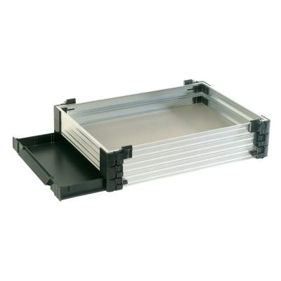 Rive Sitzkiepen Modul Block F2 Aluminium 30+60mm mit Schublade,