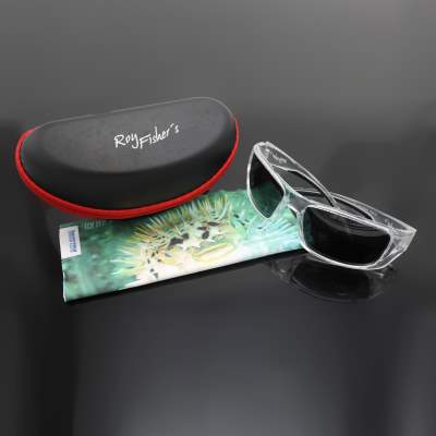 Roy Fishers Polarisationsbrille Invisible Ghost mit Case 8008 und Reinigungstuch