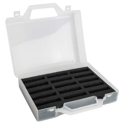 Troutlook Smart Rig Case Vorfachdose für 15 Aufwickler - transparent - 24,0 x 18,0 x 7,5cm
