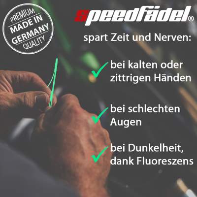 Speedfädel Einfädler groß Schnureinfädler gerade - 5,9mm