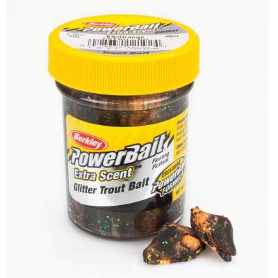 Berkley Powerbait Glitter Black Orange - 50g