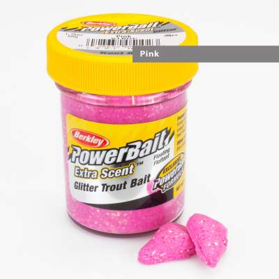 Berkley Powerbait Glitter Pink, Pink - 50g