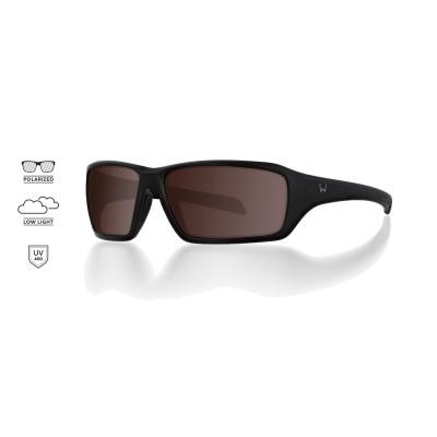 Westin W6 Sport 15 Matte Black - LB Rose AR Purple Polarisationsbrille