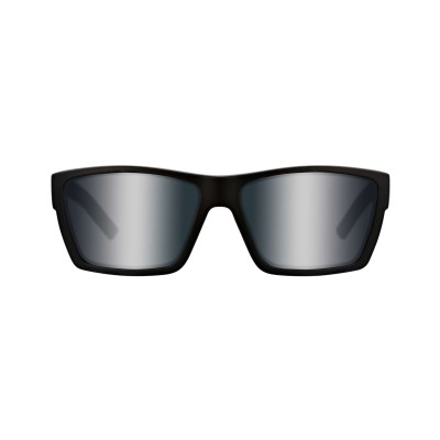 Westin W6 Street 100 Matte Black - LB Smoke LM Silver Flash AR Blue Polarisationsbrille