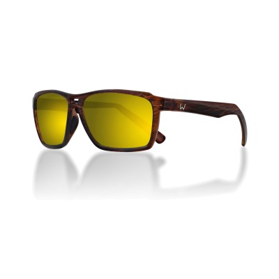 Westin W6 Street 150 Matte Brown Stripe - LB Brown LM Yellow AR Green Polarisationsbrille