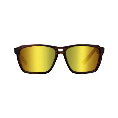Westin W6 Street 150 Matte Brown Stripe - LB Brown LM Yellow AR Green Polarisationsbrille