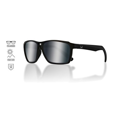 Westin W6 Street 150 Matte Black - LB Smoke LM Blue White AR Blue Polarisationsbrille