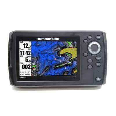 Humminbird HELIX 5 SONAR Portable, mit Spiegelheckgeber und Tasche