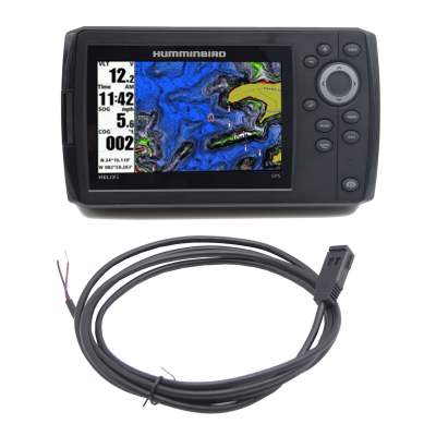 Humminbird HELIX 5 GPS, Seekartenplotter mit integrierter GPS Antenne