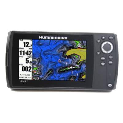 Humminbird HELIX 7X GPS, Seekartenplotter mit integrierter GPS Antenne