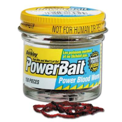 Berkley Powerbait Power Blood Worm Zuckmückenlarven rot, rot - ca. 110Stück