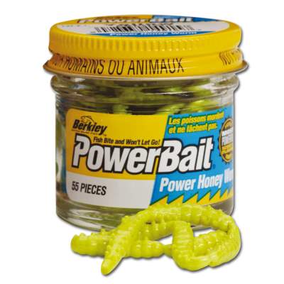 Berkley Powerbait Power Honey Maggot Bienenmaden gelb gelb - 55Stück