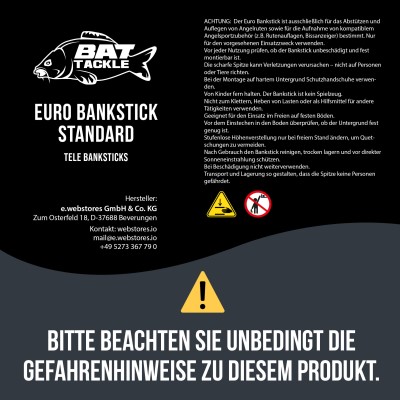 BAT-Tackle Euro Bankstick Standard 50-80cm 1Stück