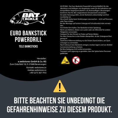 BAT-Tackle Euro Bankstick Powerdrill 50-90cm 1 Stück
