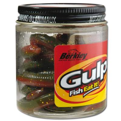 Berkley Gulp Tauwurm ca, - camou - 10Stück