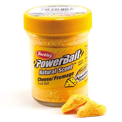 Berkley Powerbait Natural Scent Trout Bait Glitter Cheese Glitter, 50g