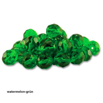 Angel Domäne Facettierte Glasperlen WG8, watermelon-green - 8mm - 10Stück