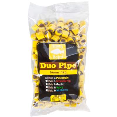 Tasty Baits Duo Pipe Pellets 16mm 1kg Pineapple/Fish