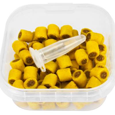 JVS Duo Pipe Pellets 10mm 50g + Dip Pineapple/Fish JVS Duo Pipe Pellets10mm 50g + Dip Pineapple/Fish