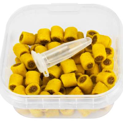 JVS Duo Pipe Pellets 10mm 50g + Dip Pineapple/Fish, JVS Duo Pipe Pellets10mm 50g + Dip Pineapple/Fish