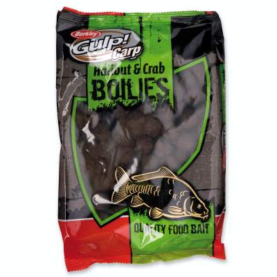 Berkley Gulp Carp Halibut & Crab Boilie 16mm 1kg, Halibut & Crab - 16mm - 1kg