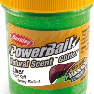 Berkley Powerbait Liver - Fluo Green/Yellow