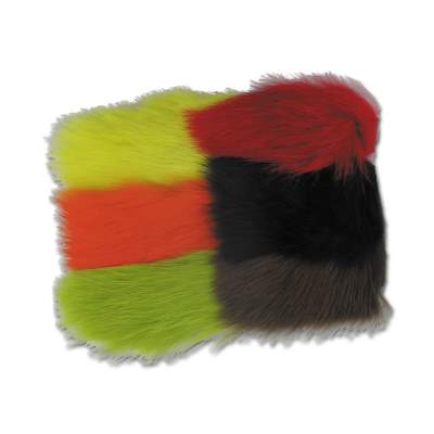 Angel Domäne Kaninchen Fellmix gefärbt 10cm - 6Stück