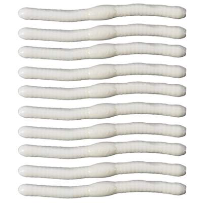 Berkley Gulp! Fat Floating Trout Worm Pearl Silver Pearl Silver - 10Stück