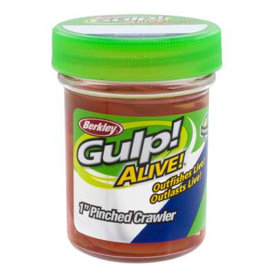 Berkley Gulp! Alive! 1 Pinched Crawler Nightcrawler 2,5cm - Nightcrawler - 2,1oz - 24Stück