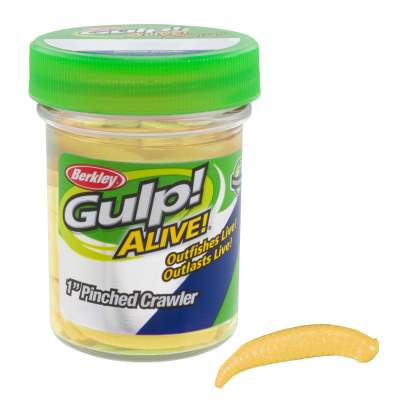 Berkley Gulp! Floating Pinched Crawler 1 Chunky Cheese, Chunky Cheese - 14Stück