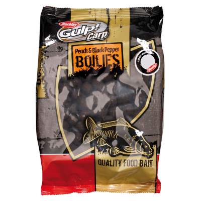 Berkley Boilies Peach & Black Pepper 20mm 1Kg, Peach & Black Pepper - 20mm - 1kg