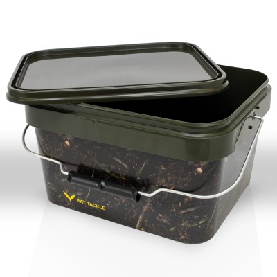 BAT-Tackle Realistric® Bait Bucket 5L Angel- Futtereimer mit Deckel,