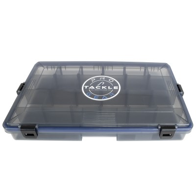 Pro Tackle Lure Box Shallow, grau - 35,5 x 23 x5 cm