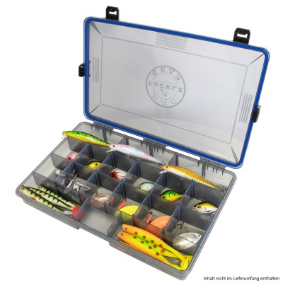 Pro Tackle Lure Box Shallow, grau - 35,5 x 23 x5 cm