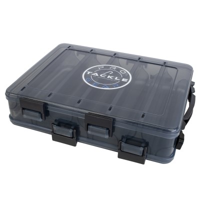 Pro Tackle Lure Box Wobbler-Box grau - 20,5 x 17 x 4,8 cm