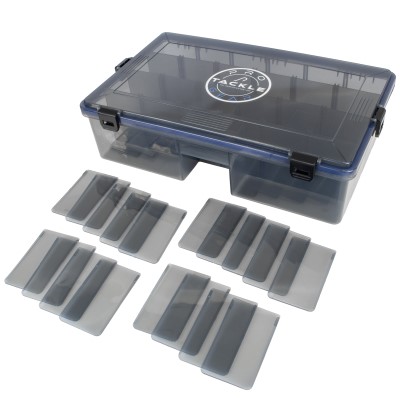 Pro Tackle Lure Box Deep, grau - 35,5 x 23 x 9,2 cm