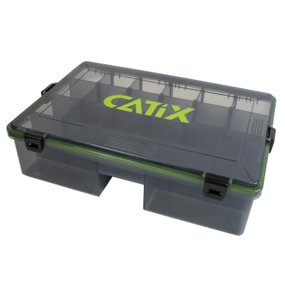 Catix Lure Box Deep Zubehörbox grau - 35,5 x 23 x 9,2 cm