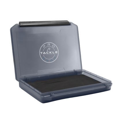Pro Tackle Jig & Rig Box Foam Slit-Foam Case grau - 25,5x19,5x3,5