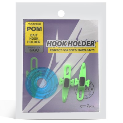 Pro Tackle Pro Tackle Hook Holder Köderhalter Green - 2 Stück Köderhalter Green - 2 Stück