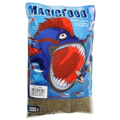 Angel Domäne Magicfood Groundbait, 1kg - Big Fish - schwarz/gelb