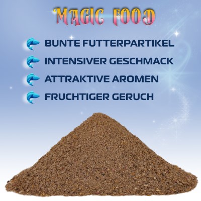 MagicFood Feeder Angelfutter 1Kg - Karpfen Karl - Fish Flavour